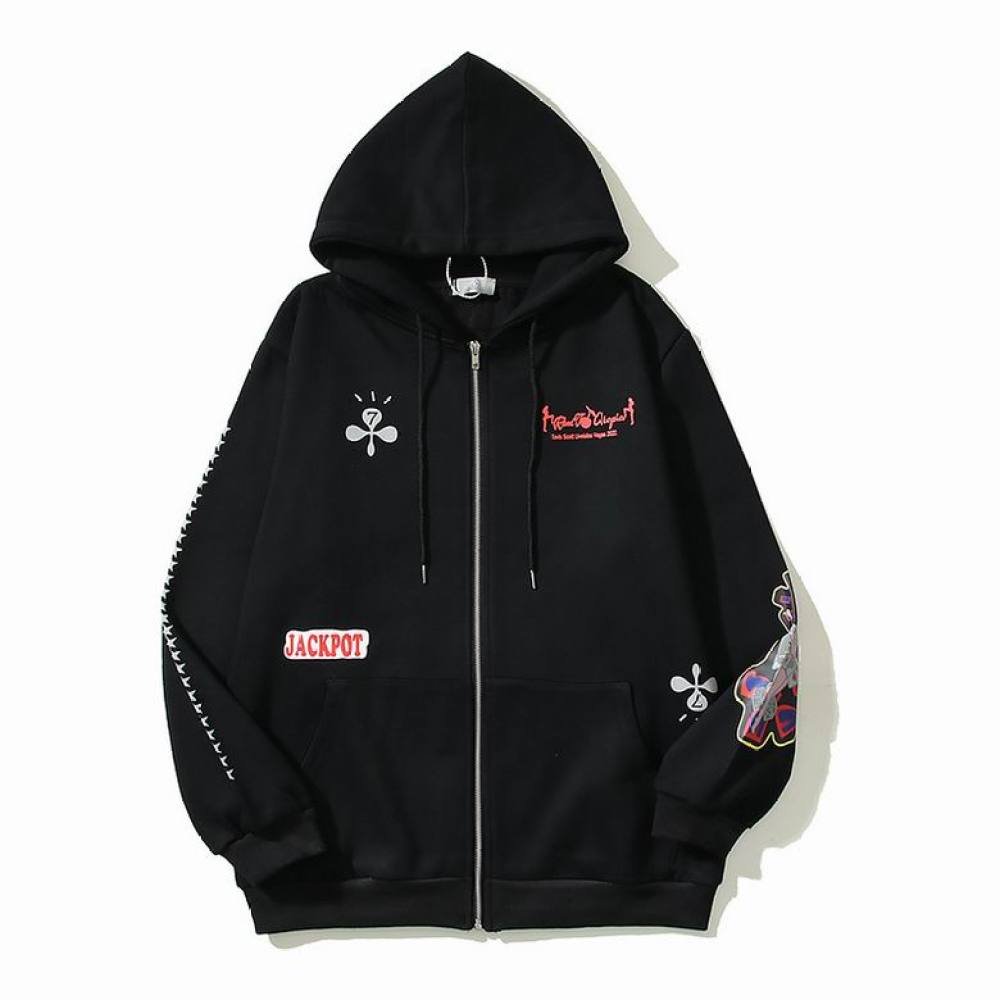  Travis Scott Hoodie Black, czt W73