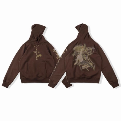 Travis Scott Hoodie Brown, czt01 01