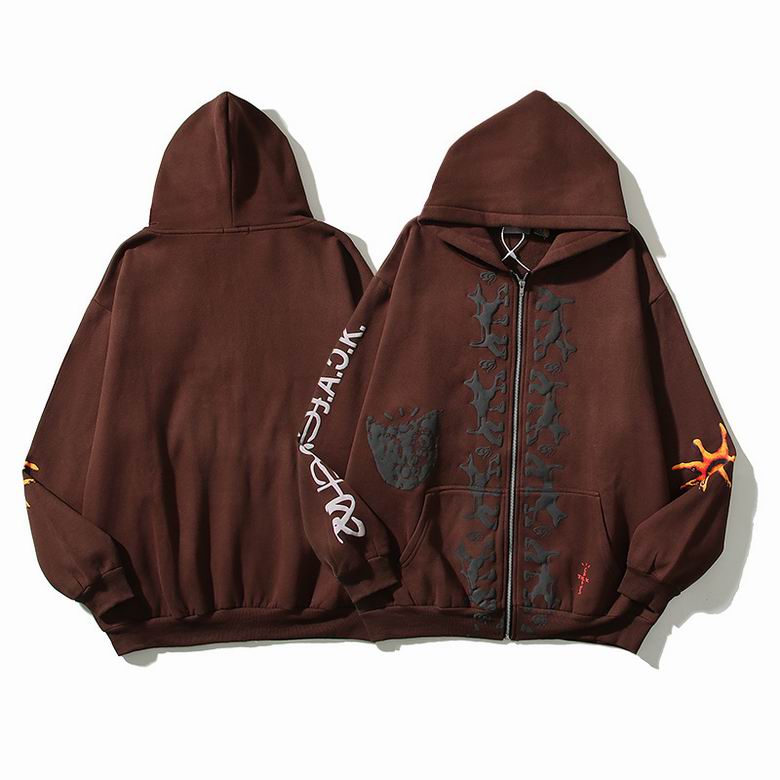  Travis Scott Hoodie Brown, czt09