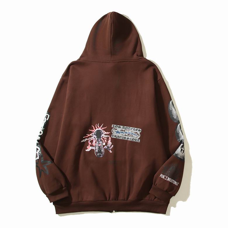 Travis Scott Hoodie Brown, cztW121