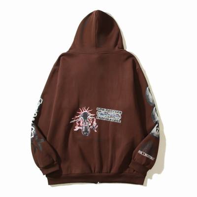 Travis Scott Hoodie Brown, cztW121