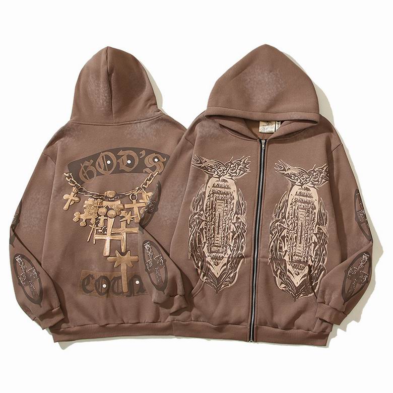  Travis Scott Hoodie Brown, cztW142