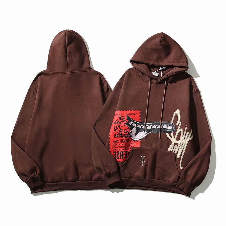 Travis Scott Hoodie Reddish-brown, czt01