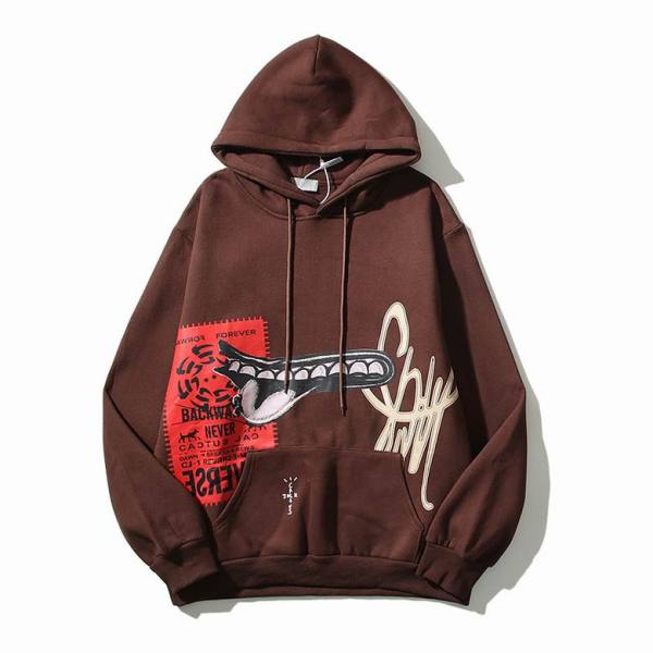 Travis Scott Hoodie Reddish-brown, czt01