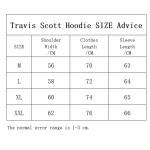  Travis Scott Hoodie Reddish-brown, czt01