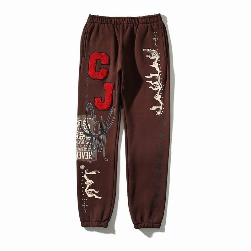  Travis Scott Pants Brown, czt01
