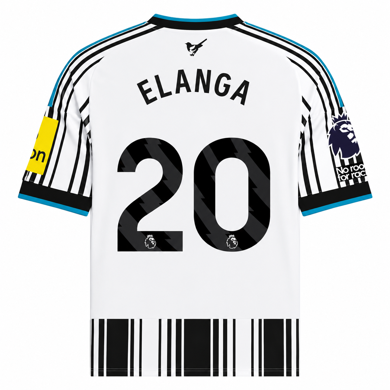 Newcastle United 2026/27 #20 Anthony Elanga EPL Home Jersey - Player Version Football Shirt | Slim Fit