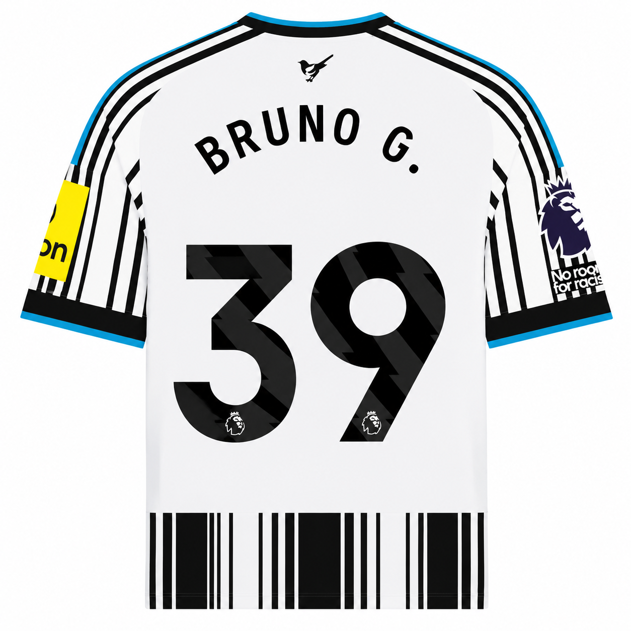 Newcastle United 2026/27 #39 Bruno Guimarães EPL Home Jersey - Fan Version Football Shirt | Regular Fit