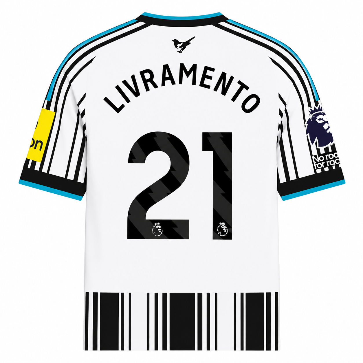 Newcastle United 2026/27 #21 Tino Livramento EPL Home Jersey - Fan Version Football Shirt | Regular Fit