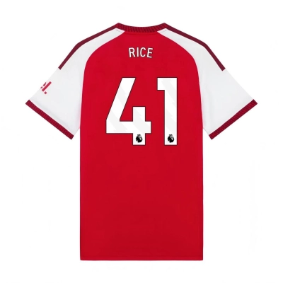 Arsenal 2026/27 #41 Declan Rice EPL Home Jersey - Fan Version Football Shirt  | Regular Fit 01