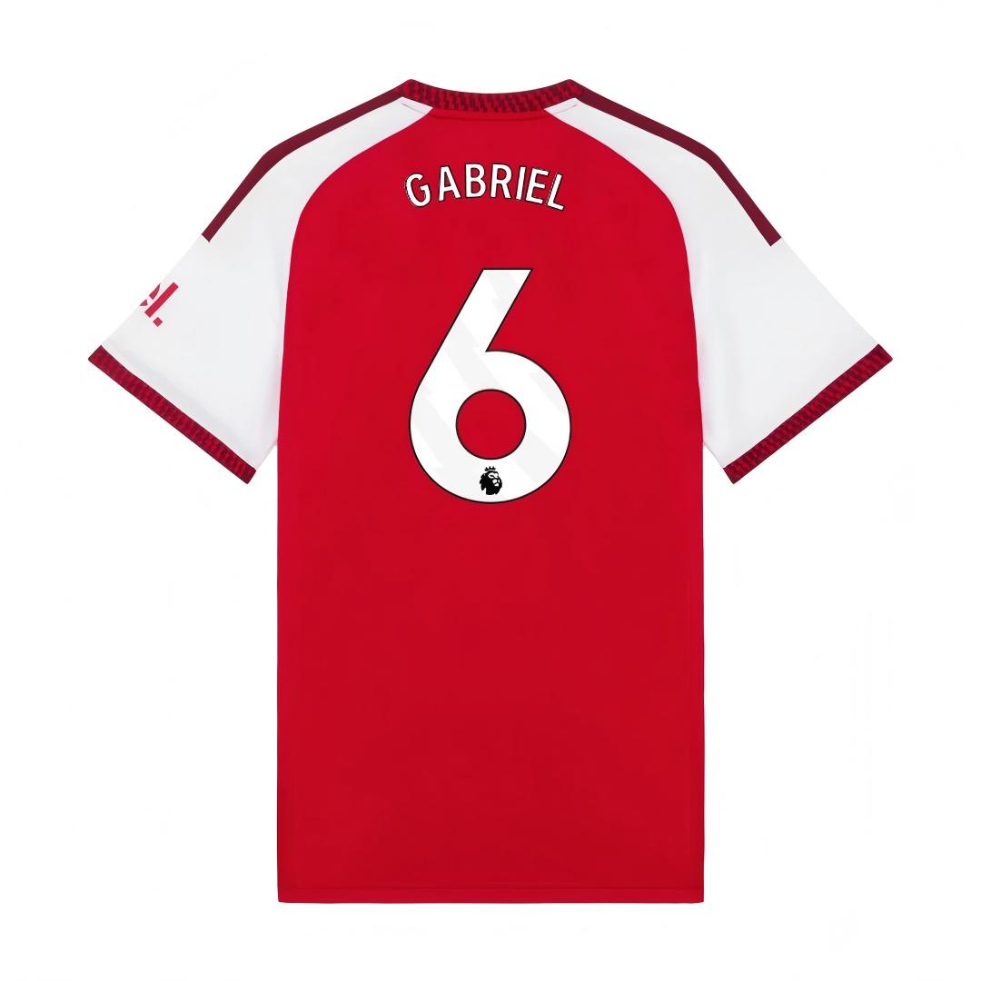 Arsenal 2026/27 #6 Gabriel EPL Home Jersey - Fan Version Football Shirt  | Regular Fit