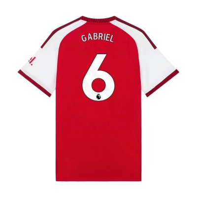Arsenal 2026/27 #6 Gabriel EPL Home Jersey - Fan Version Football Shirt  | Regular Fit 01