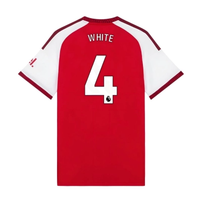 Arsenal 2026/27 #4 Ben White EPL Home Jersey - Fan Version Football Shirt  | Regular Fit 01