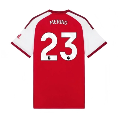 Arsenal 2026/27 #23 Mikel Merino EPL Home Jersey - Fan Version Football Shirt  | Regular Fit 01
