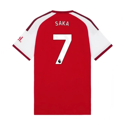 Arsenal 2026/27 #7 Bukayo Saka EPL Home Jersey - Player Version Football Shirt  | Slim Fit 01