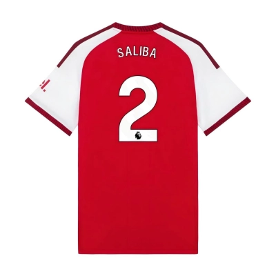 Arsenal 2026/27 #2 William Saliba EPL Home Jersey - Player Version Football Shirt  | Slim Fit 01
