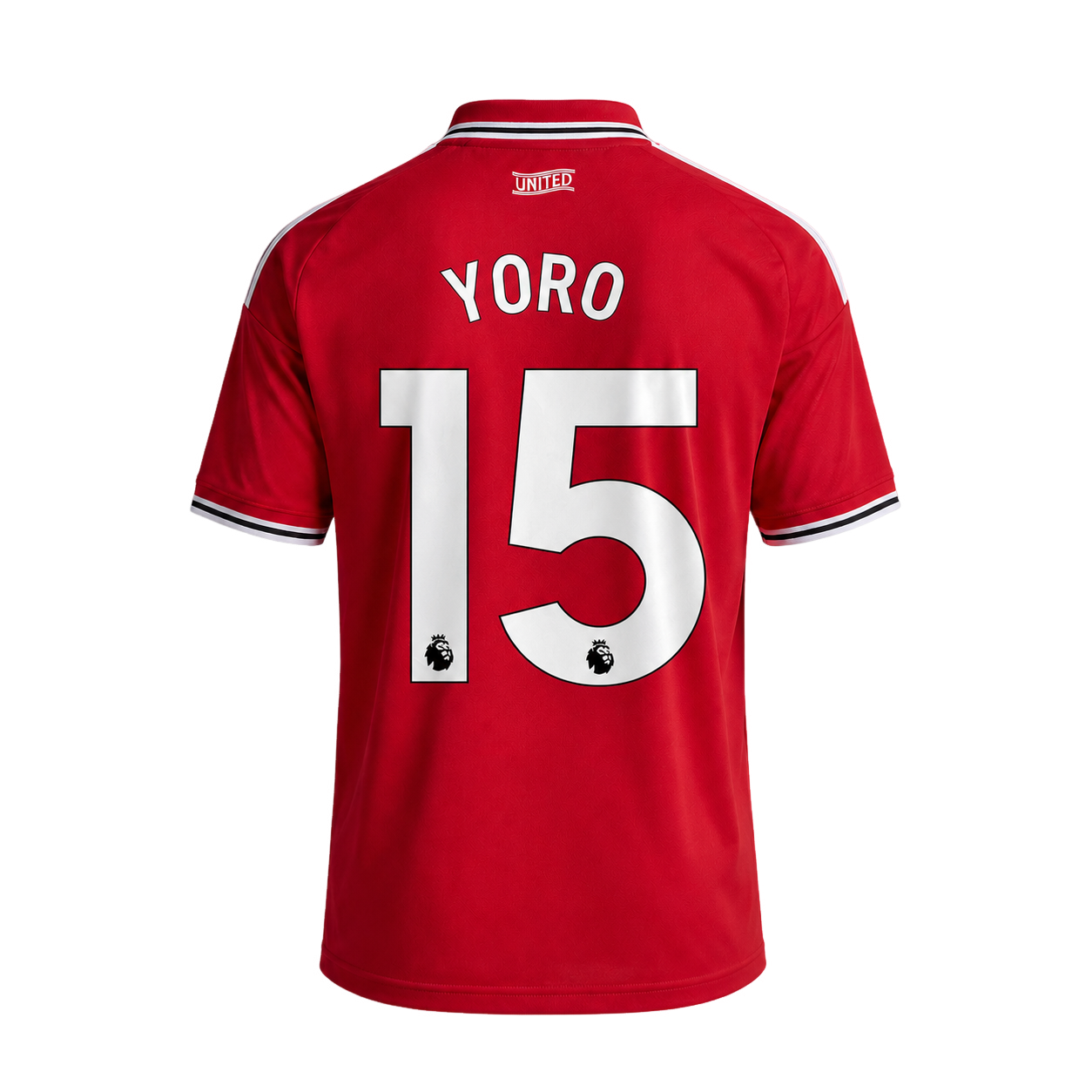 Manchester United 2026/27 #15 Yoro EPL Home Jersey - Player Version Football Shirt-Slim Fit