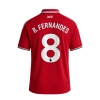 Manchester United 2026/27 #8 Bruno Fernandes EPL Home Jersey - Player Version Football Shirt-Slim Fit
