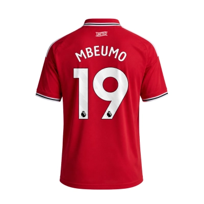Manchester United 2026/27 Kids #19 Mbeumo EPL Home Jersey - Fan Version Kids Football Shirt-Regular Fit 01