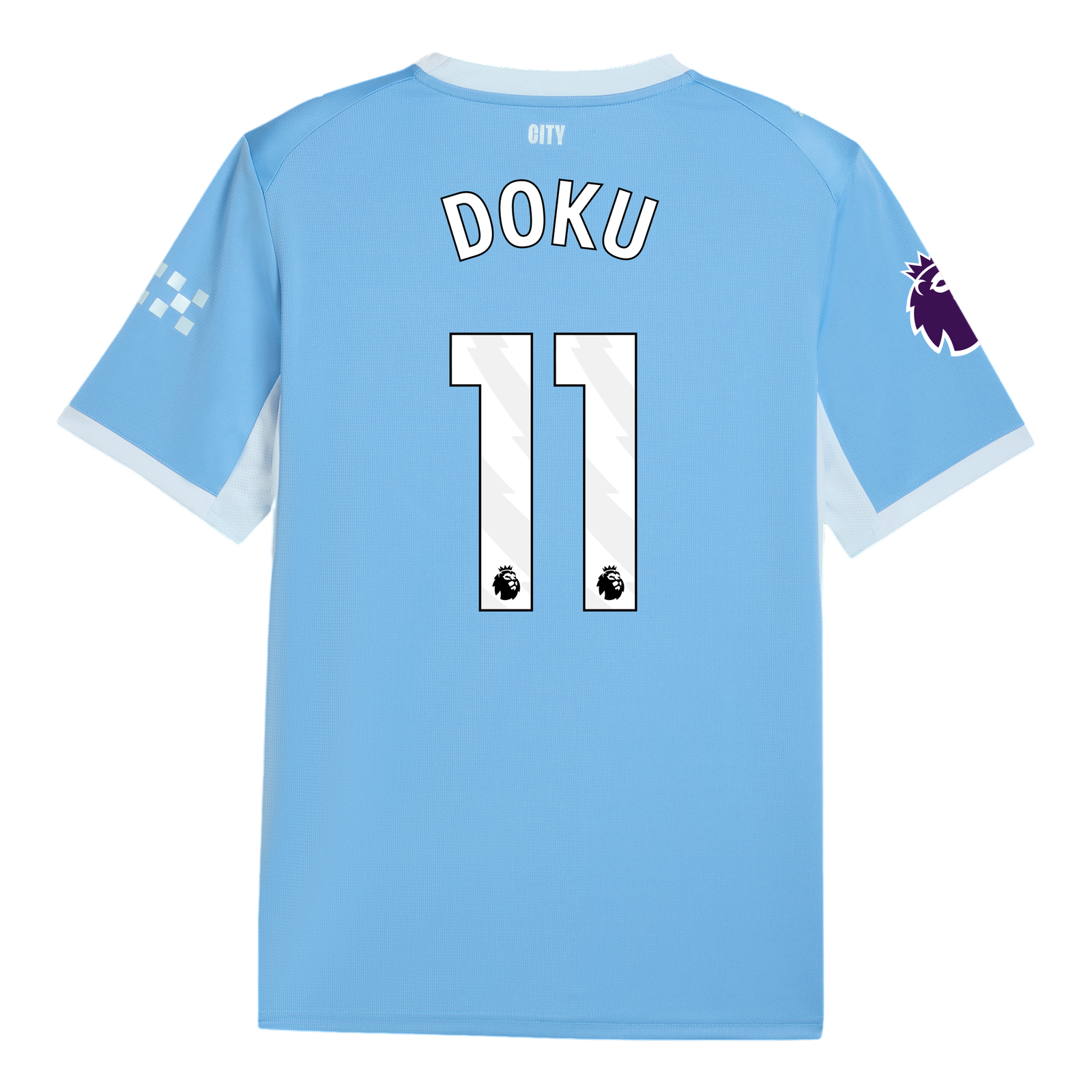 Manchester City 2026/27 #11 Jeremy Doku EPL Home Jersey - Player Version Football Shirt-Slim Fit