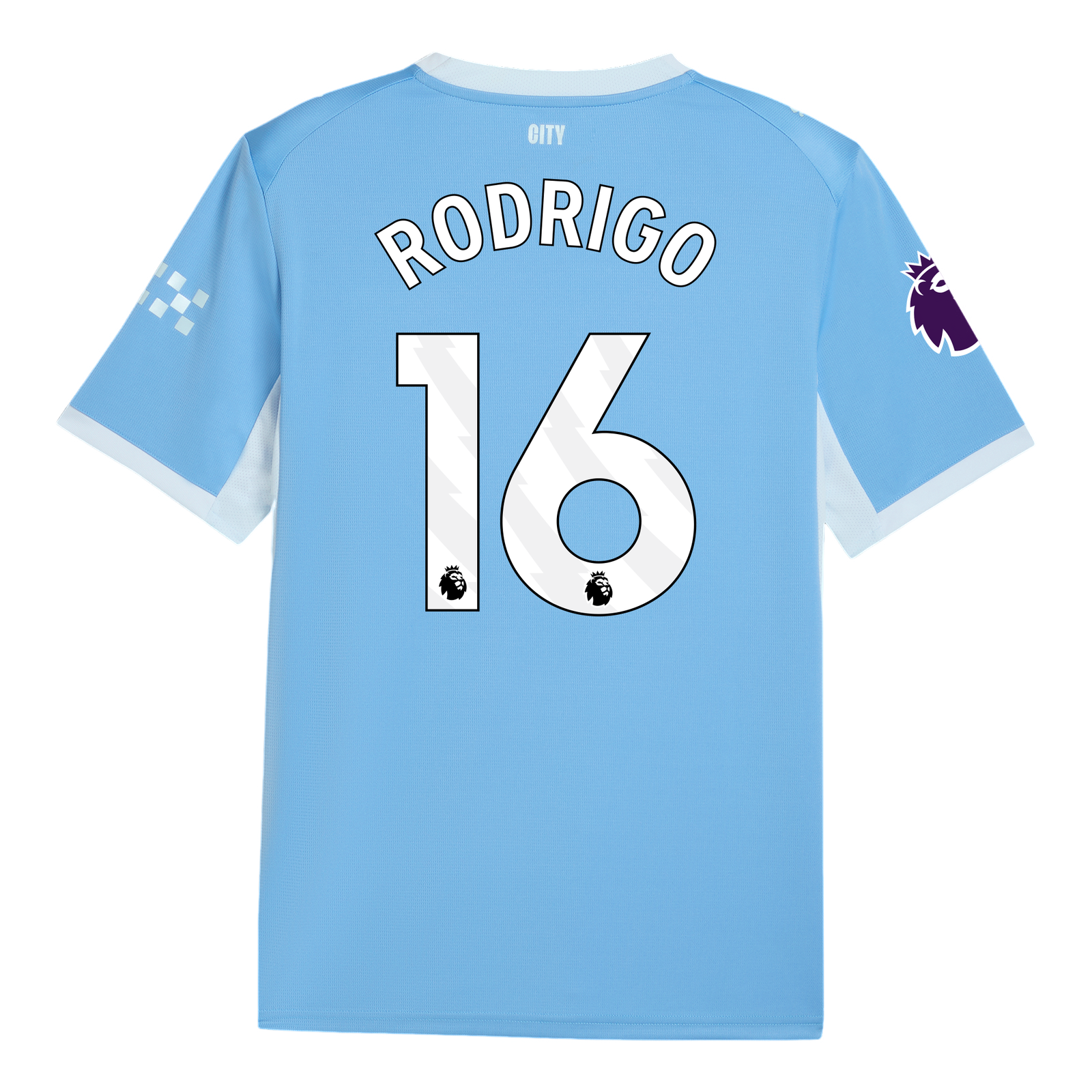 Manchester City 2026/27 #16 Rodri EPL Home Jersey - Player Version Football Shirt-Slim Fit