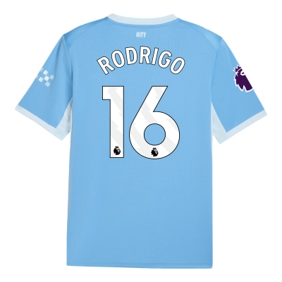 Manchester City 2026/27 #16 Rodri EPL Home Jersey - Player Version Football Shirt-Slim Fit 01