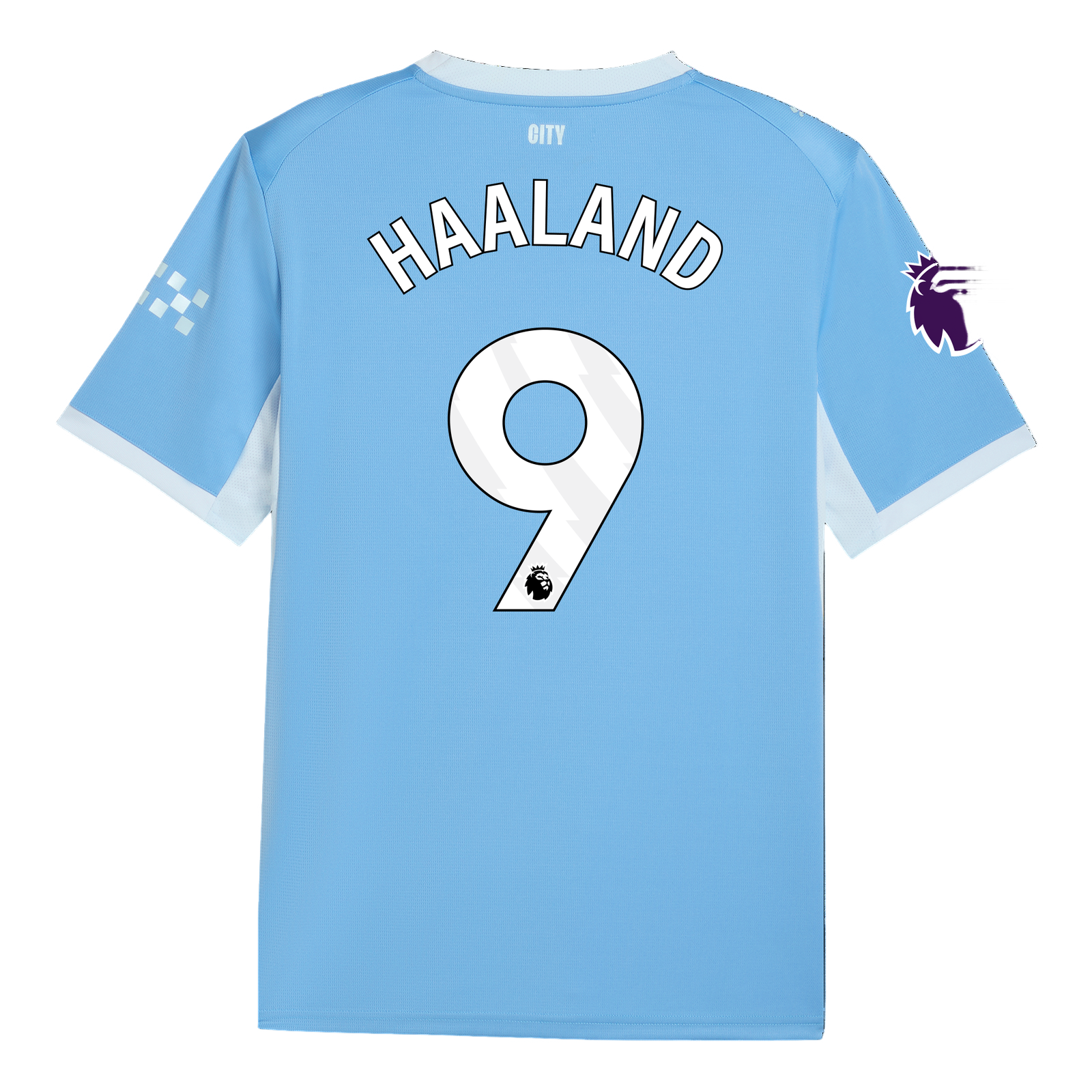Manchester City 2026/27 #9 Erling Haaland EPL Home Jersey - Fan Version Football Shirt-Regular Fit