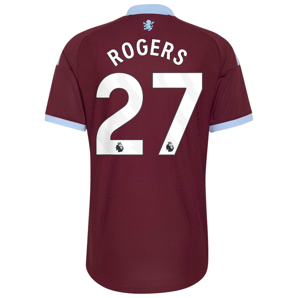Aston Villa 2026/27 #27 Morgan Rogers EPL Home Jersey - Player Version Football Shirt-Slim Fit