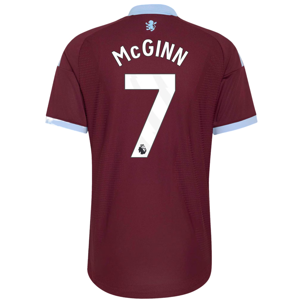 Aston Villa 2026/27 #7 John McGinn EPL Home Jersey - Player Version Football Shirt-Slim Fit