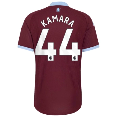 Aston Villa 2026/27 #44 Boubacar Kamara EPL Home Jersey - Player Version Football Shirt-Slim Fit 01