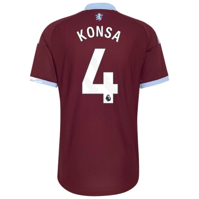 Aston Villa 2026/27 #4 Ezri Konsa EPL Home Jersey - Player Version Football Shirt-Slim Fit 01