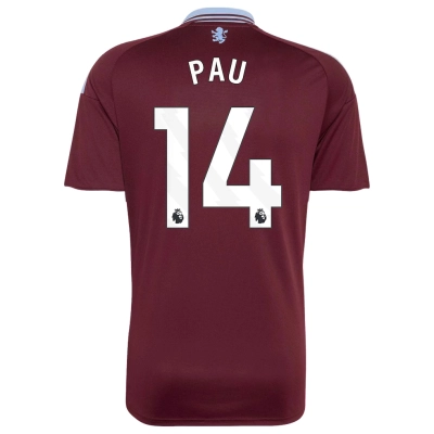 Aston Villa 2026/27 Kids #14 Pau Torres EPL Home Jersey - Fan Version Football Shirt-Regular Fit 01