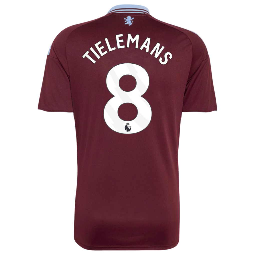 Aston Villa 2026/27 #8 Youri Tielemans EPL Home Jersey - Fan Version Football Shirt-Regular Fit