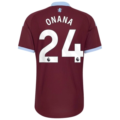 Aston Villa 2026/27 #24 Amadou Onana EPL Home Jersey - Player Version Football Shirt-Slim Fit 01