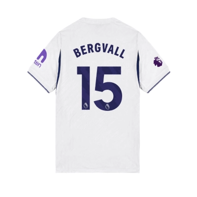 Tottenham Hotspur 2026/27 Kids #15 Lucas Bergvall EPL Home Jersey - Fan Version Football Shirt-Regular Fit 01