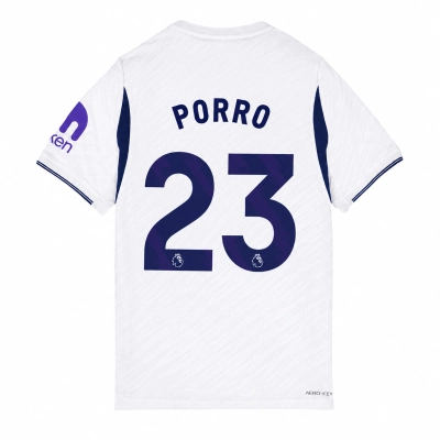 Tottenham Hotspur 2026/27 #23 Pedro Porro EPL Home Jersey - Player Version Football Shirt-Slim Fit 01