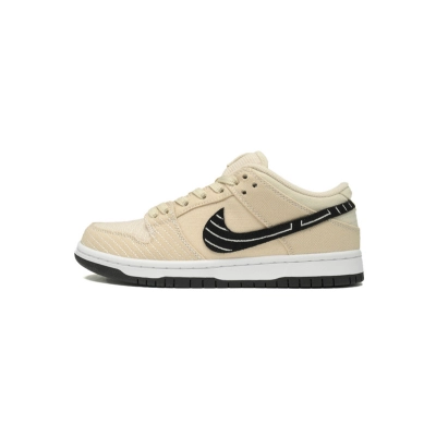 SX Albino & Preto × Nike SB Dunk Low Pro “Pearl White 01