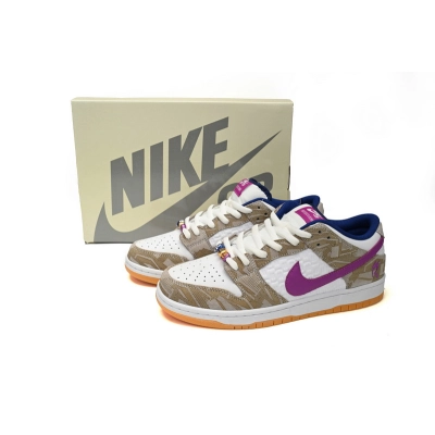 SX Rayssa Leal × Nike SB Dunk Low White Blue Purple 02