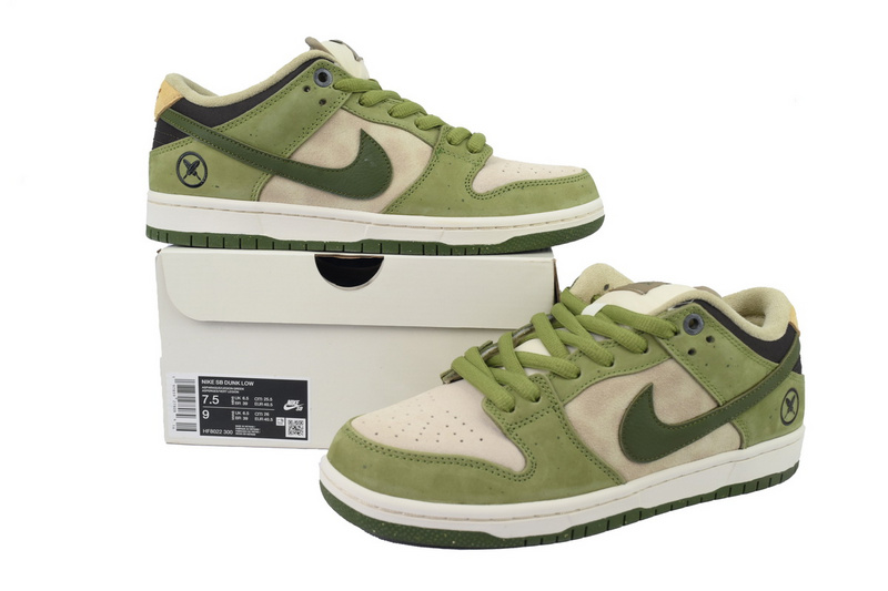 SX Yuto Horigome x Dunk Low SB 'Asparagus'
