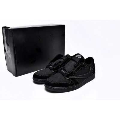 XP Travis Scott x Air Jordan 1 Low OG SP Black Phantom 02