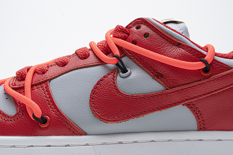 SX OFF White X Nike Dunk Low University Re