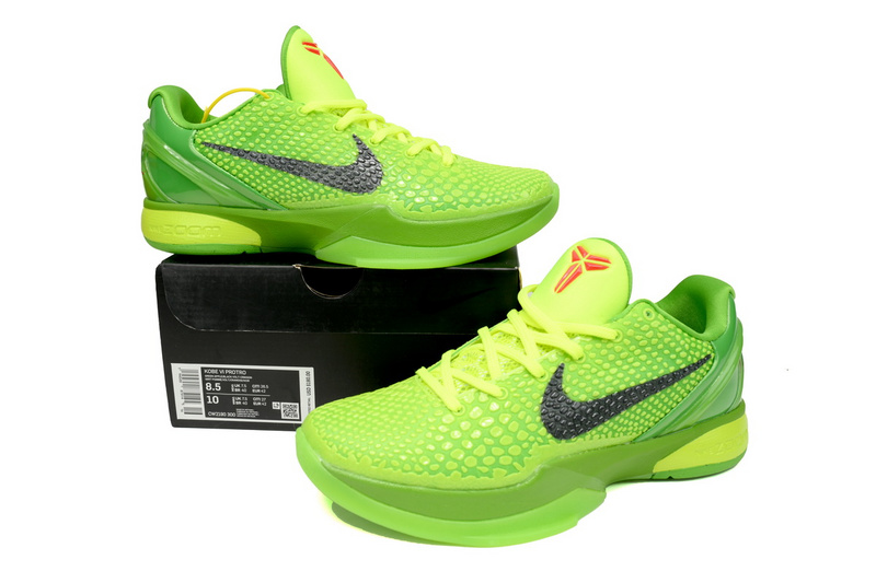  TS Nike Kobe 6 Protro “Grinch“