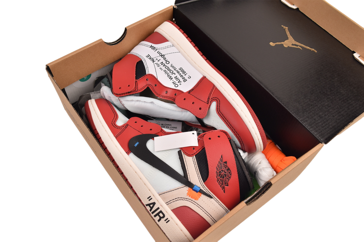 OG OFF-WHITE x Air Jordan 1 High OG 10X“Chicago”
