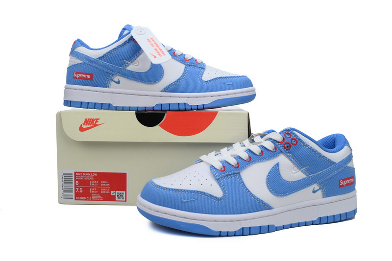 DIY Nike SB Dunk Low x Supreme