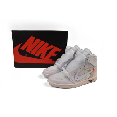 OG OFF WHITE X Air Jordan 1 White 02
