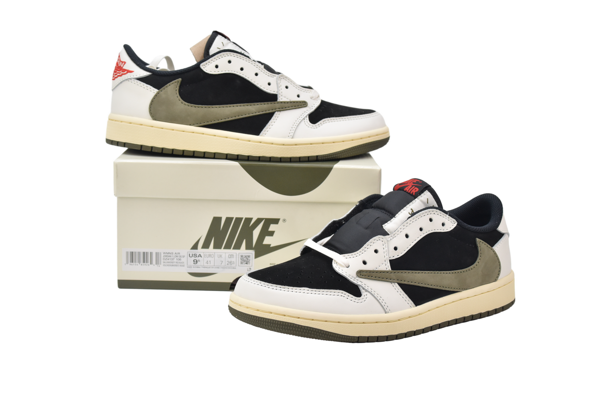 OG Air Jordan 1 Low OG WMNS “Olive”Black Green Olive