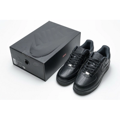 OWF Supreme x Air Force 1 Low Black 02