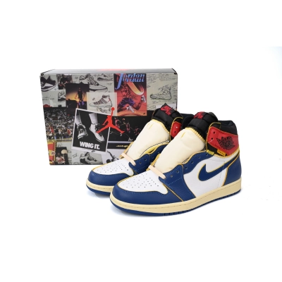 Y Union X Air Jordan 1 OG Hi Retro“Blue Toe” 02