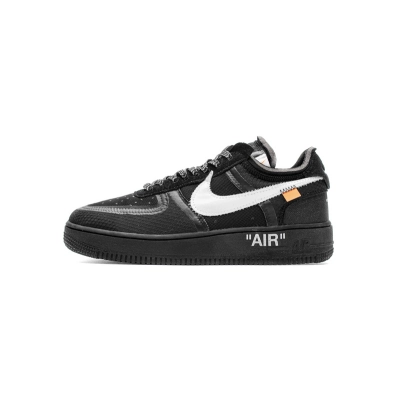OWF OFF White X Air Force 1 Low Black 01