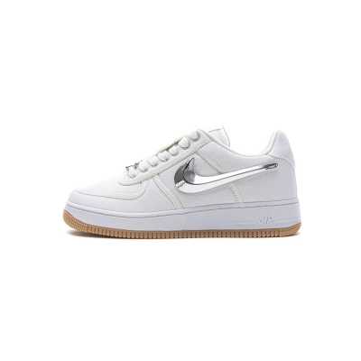 OWF Travis Scott x Nike Air Force 1“White” 01
